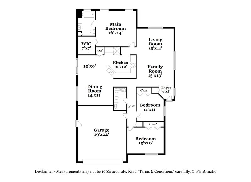 2,430/Mo, 945 Little Creek Rd Orlando, FL 32825 Floor Plan View