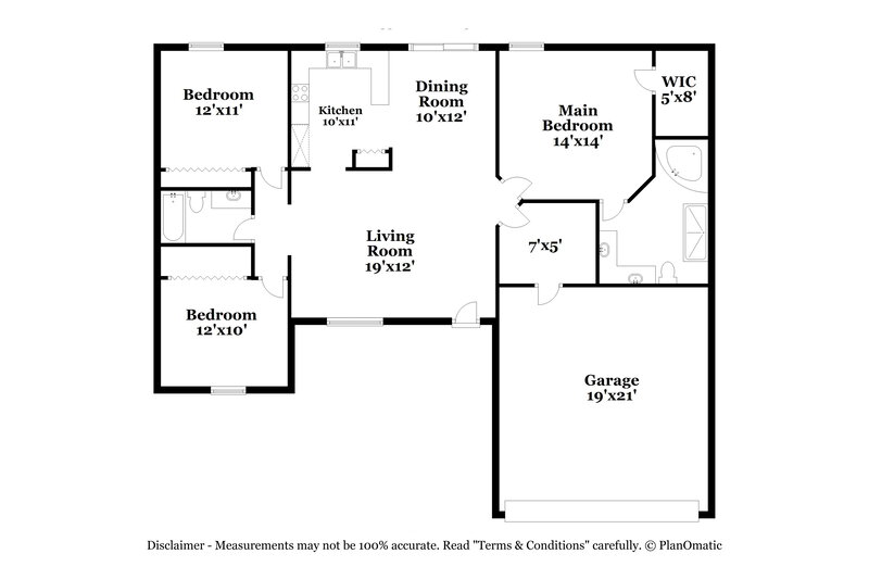 2,100/Mo, 338 Chiquita Ct Kissimmee, FL 34758 Floor Plan View