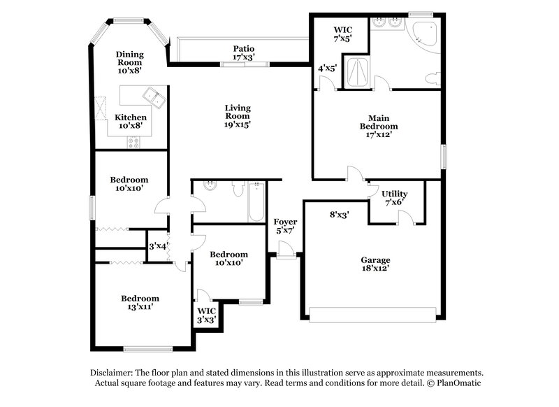 2,295/Mo, 4496 Manica Dr Tavares, FL 32778 Floor Plan View