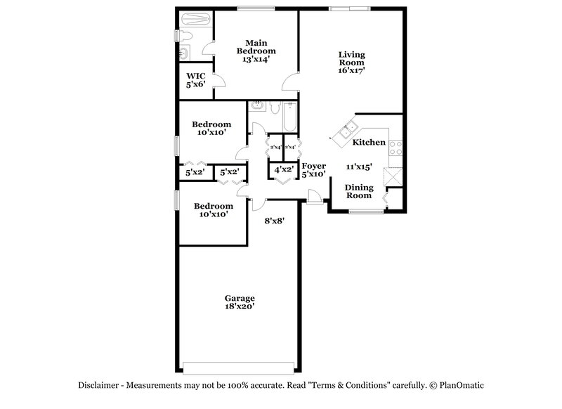 3,230/Mo, 104 Little Fox Ave Sanford, FL 32773 Floor Plan View