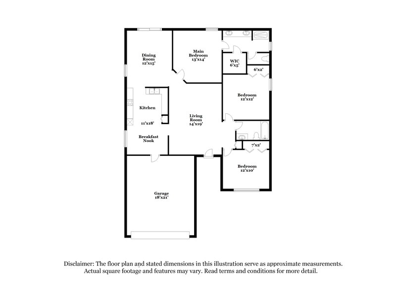 2,450/Mo, 424 Lancers Dr Winter Springs, FL 32708 Floorplan View