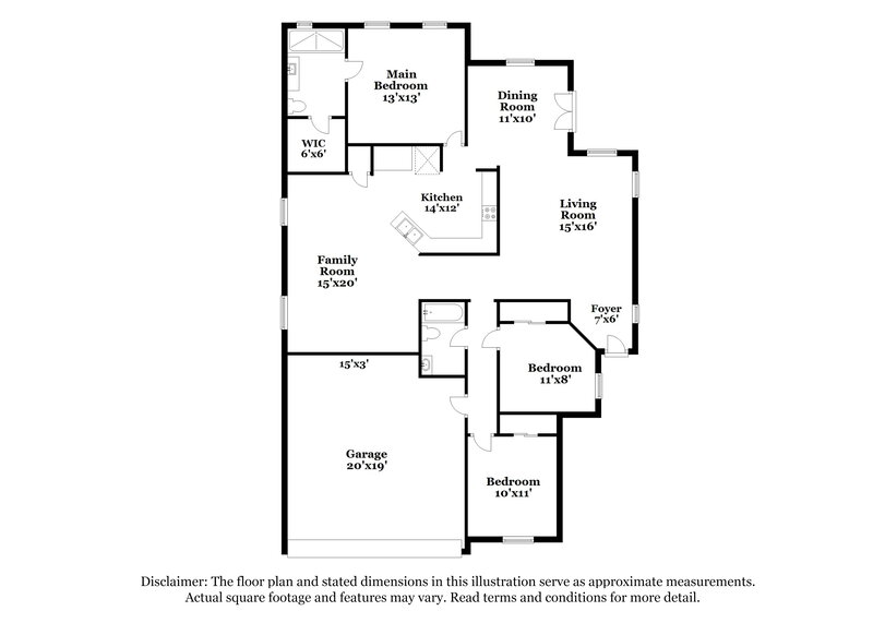 2,415/Mo, 628 Wechsler Cir Orlando, FL 32824 Floor Plan View