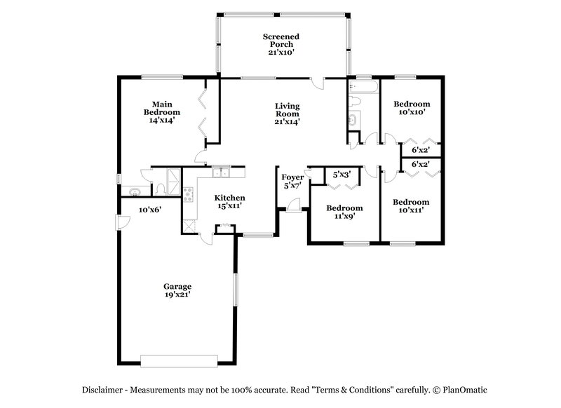3,270/Mo, 1533 Colony Ave Kissimmee, FL 34744 Floor Plan View