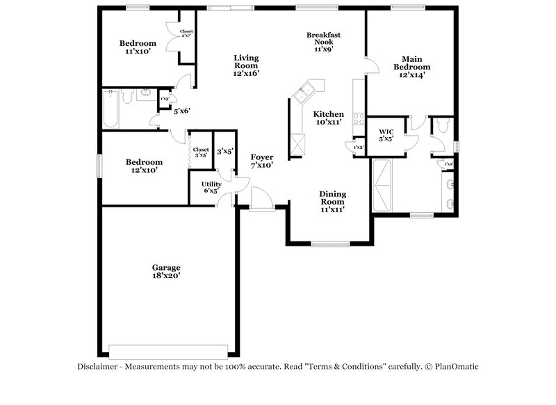 3,250/Mo, 3042 Drema Dr Saint Cloud, FL 34769 Floor Plan View