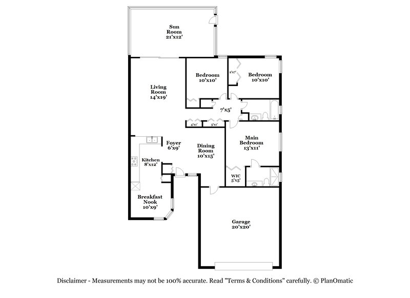 1,975/Mo, 1055 Alpug Ave Oviedo, FL 32765 Floor Plan View