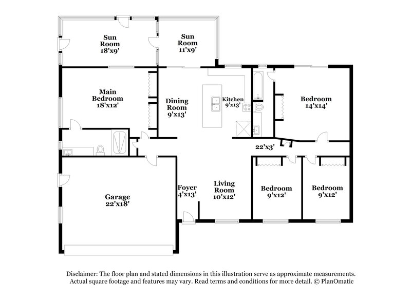 2,670/Mo, 2767 Muscatello St Orlando, FL 32837 Floorplan View
