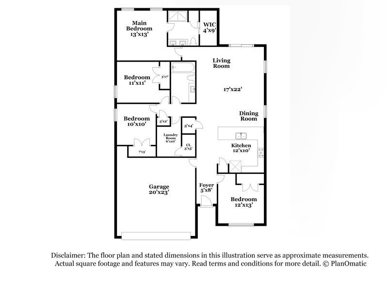 1,895/Mo, 117 Talavera Ln Kissimmee, FL 34758 Floor Plan View