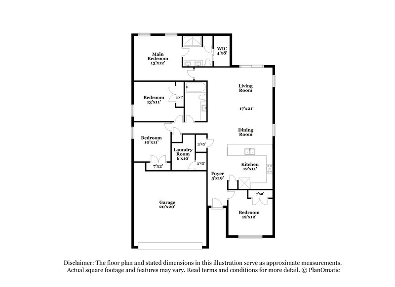 1,765/Mo, 326 Montgomery Ct Kissimmee, FL 34758 Floor Plan View