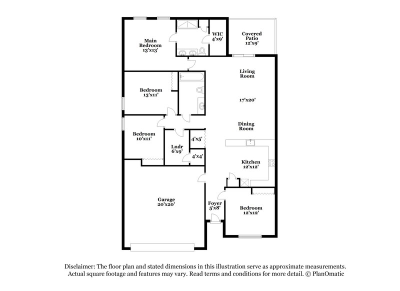 2,035/Mo, 41 Coventry Ct Kissimmee, FL 34758 Floor Plan View