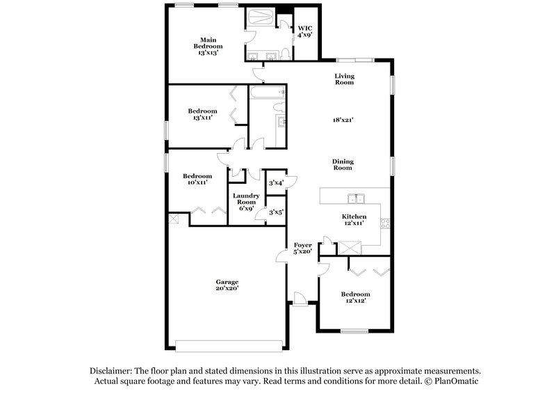 2,840/Mo, 911 Alsace Dr Kissimmee, FL 34759 Floor Plan View