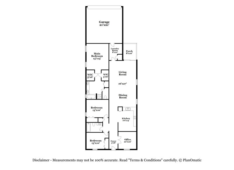 2,890/Mo, 6816 Butterfly Dr Saint Cloud, FL 34773 Floor Plan View