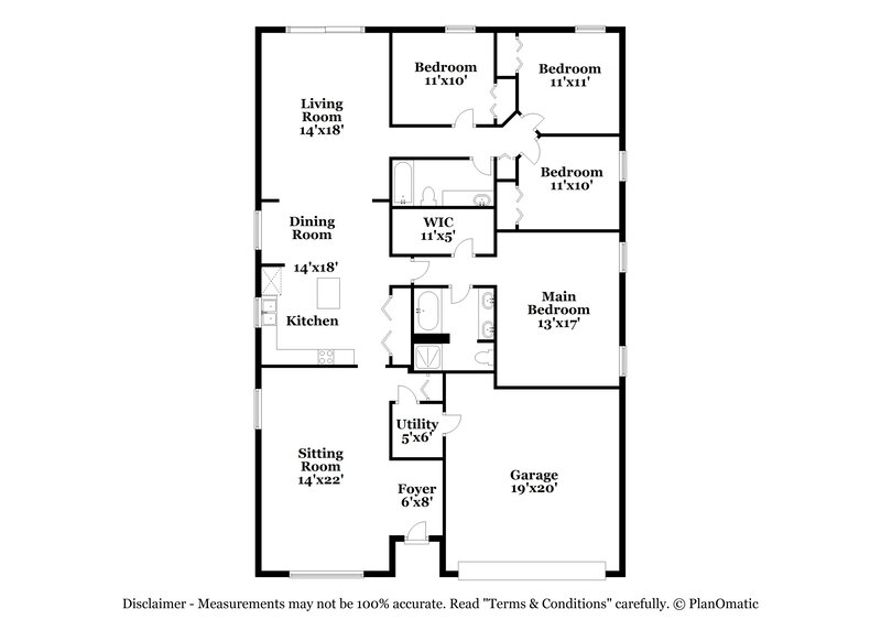 2,285/Mo, 508 Key Haven Dr Sanford, FL 32771 Floor Plan View
