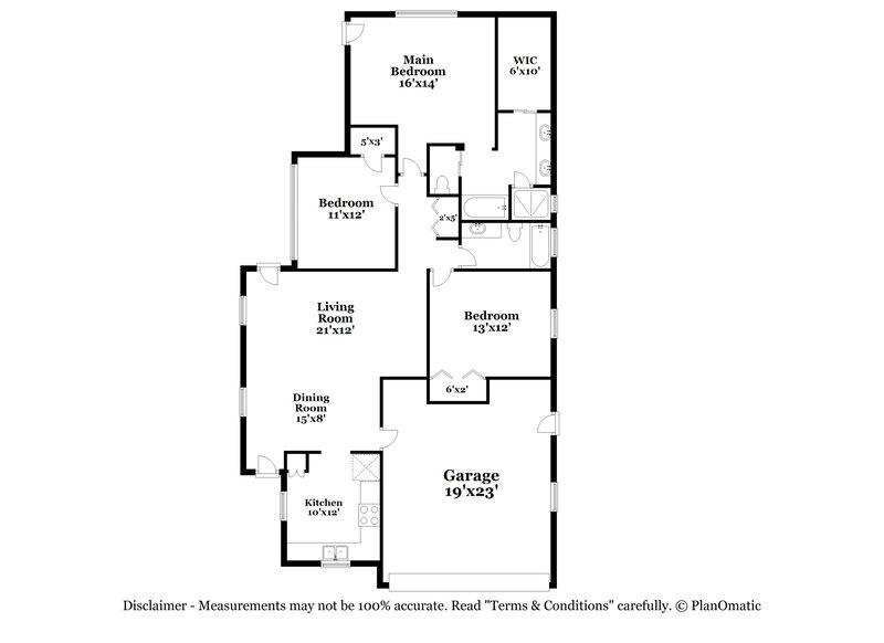 2,225/Mo, 10610 Wyndcliff Dr Orlando, FL 32817 Floor Plan View