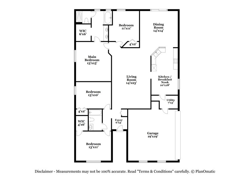 2,595/Mo, 333 Lake Shepard Dr Apopka, FL 32703 Floor Plan View