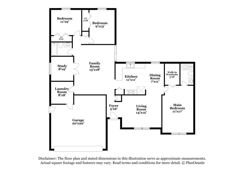 3,590/Mo, 1048 Saint Croix Ave Apopka, FL 32703 Floor Plan View