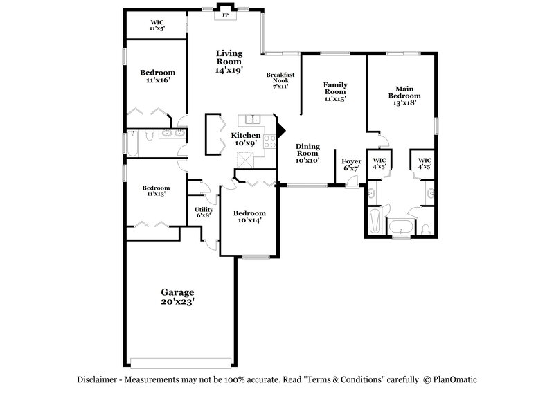 2,480/Mo, 2980 W Beaumont Ln Eustis, FL 32726 Floor Plan View