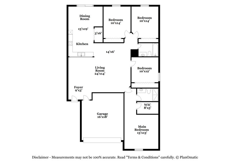 2,395/Mo, 4579 Calumet Dr Saint Cloud, FL 34772 Floor Plan View