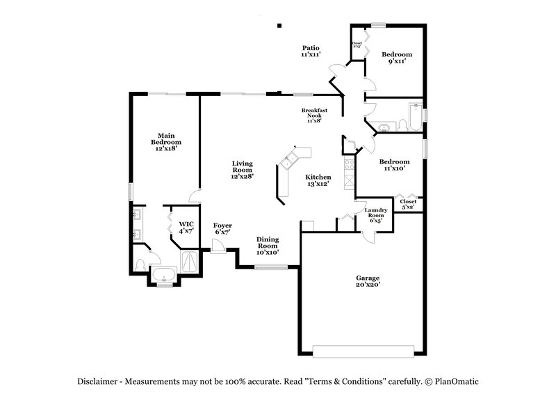 2,225/Mo, 2807 Berkshire Cir Kissimmee, FL 34743 Floor Plan View
