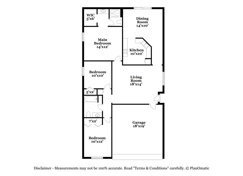 2,095/Mo, 5541 New Cambridge Rd Orlando, FL 32810 Floor Plan View