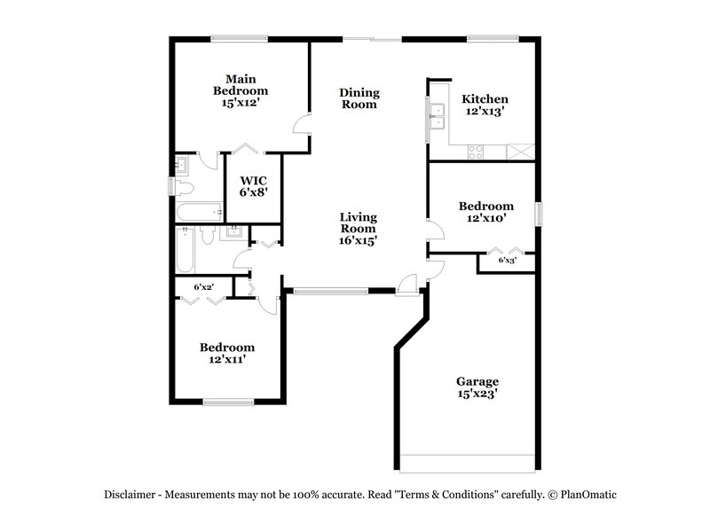 2,340/Mo, 2872 Woodruff Dr Orlando, FL 32837 Floor Plan View