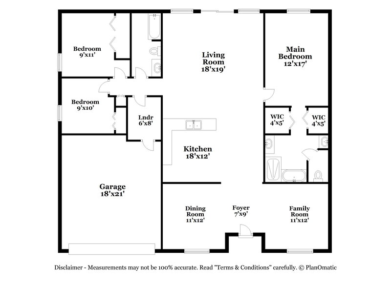 2,870/Mo, 810 Adour Dr Kissimmee, FL 34759 Floor Plan View