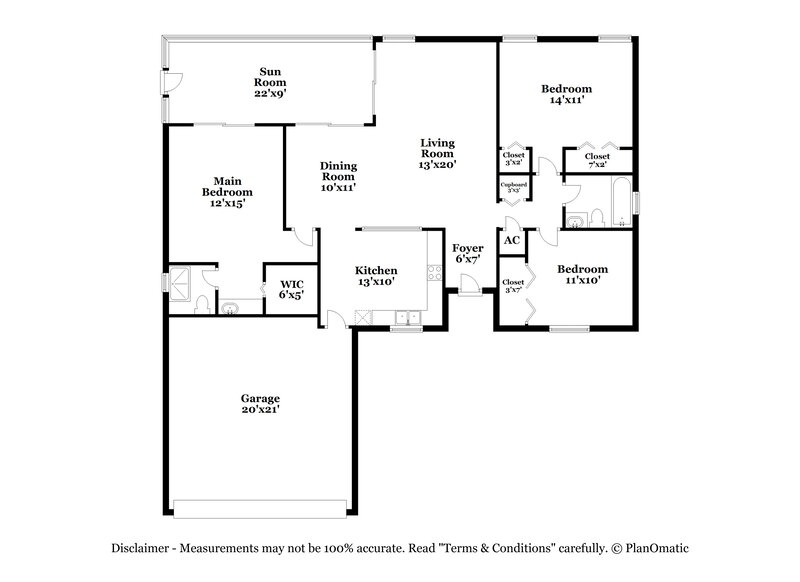 2,340/Mo, 10535 Larson Ct Orlando, FL 32821 Floor Plan View