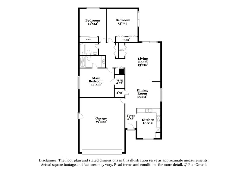2,195/Mo, 810 Grand Cayman Ct Orlando, FL 32835 Floor Plan View