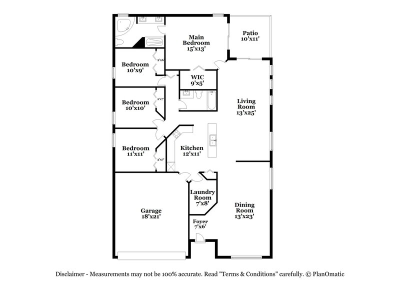 2,400/Mo, 1208 Longville Cir Tavares, FL 32778 Floor Plan View