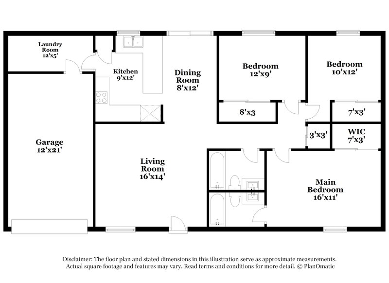 2,080/Mo, 2140 6th Ave DeLand, FL 32724 Floor Plan View