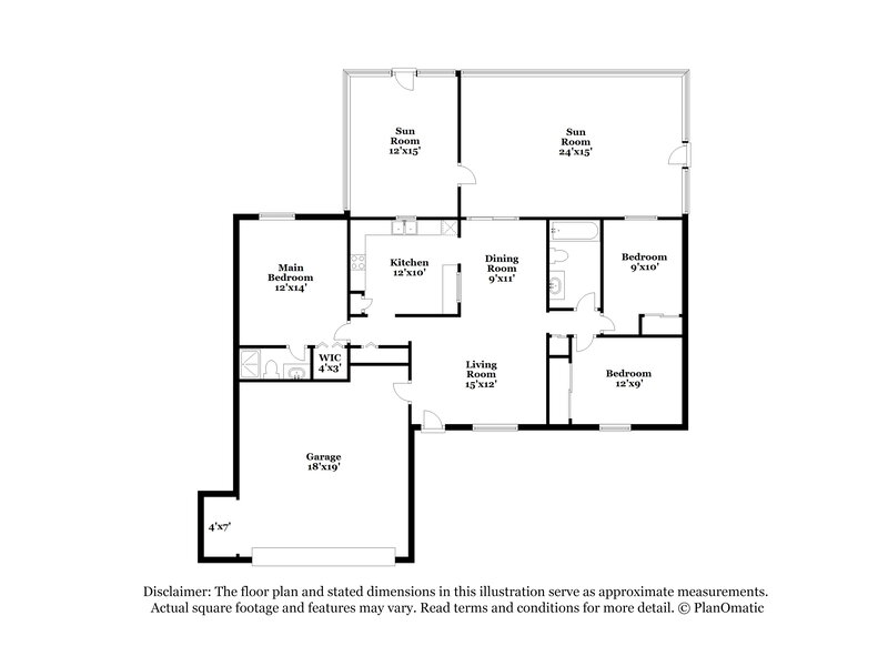1,945/Mo, 1577 Ross Dr Deltona, FL 32738 Floor Plan View