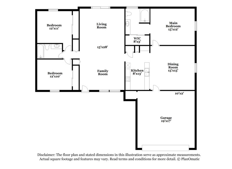 1,875/Mo, 1805 Morven Ct Deltona, FL 32738 Floor Plan View