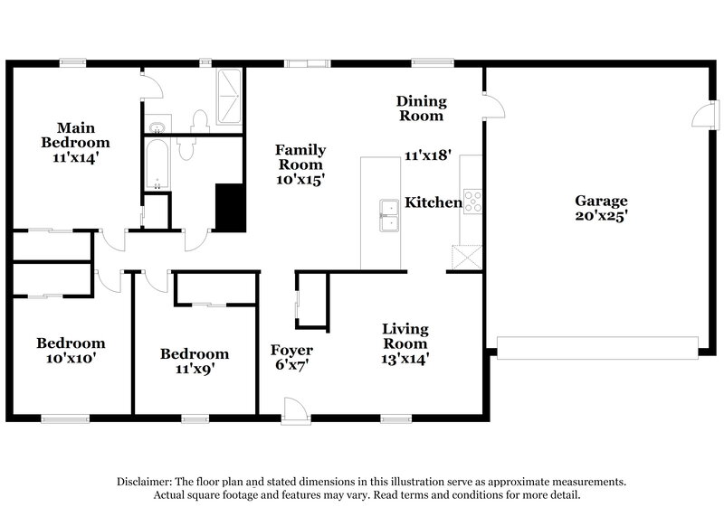 1,885/Mo, 6226 Centennial Dr Orlando, FL 32808 Floorplan View