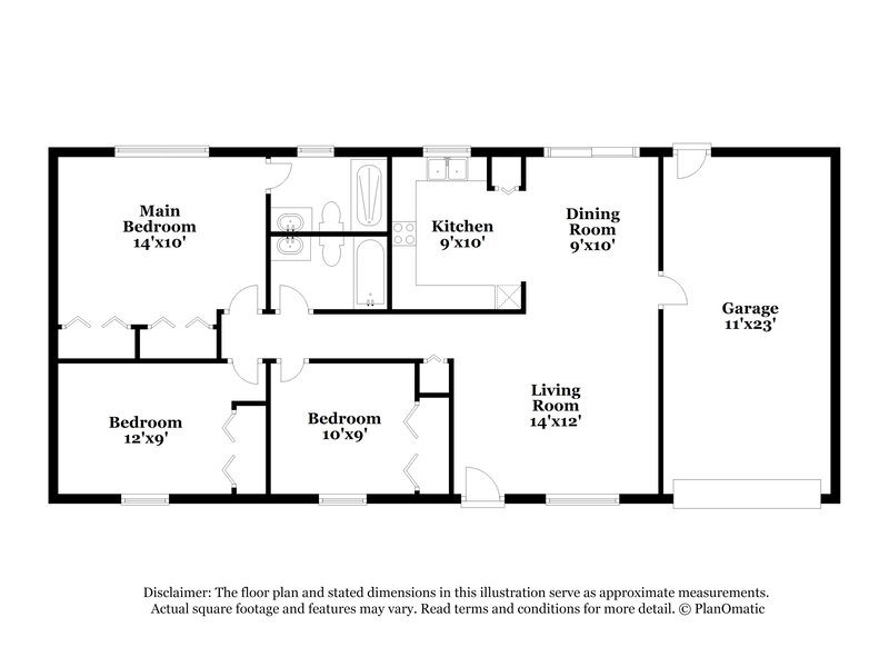 1,635/Mo, 340 Cortez Ct Kissimmee, FL 34758 Floor Plan View