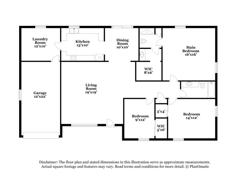 1,765/Mo, 3701 Red Oak Ct Lake Wales, FL 33898 Floor Plan View