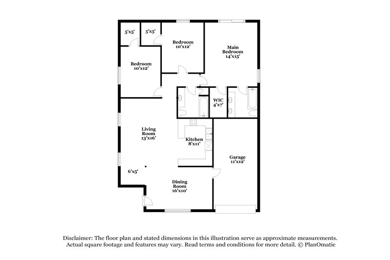 1,855/Mo, 504 N 7th St Haines City, FL 33844 Floorplan View