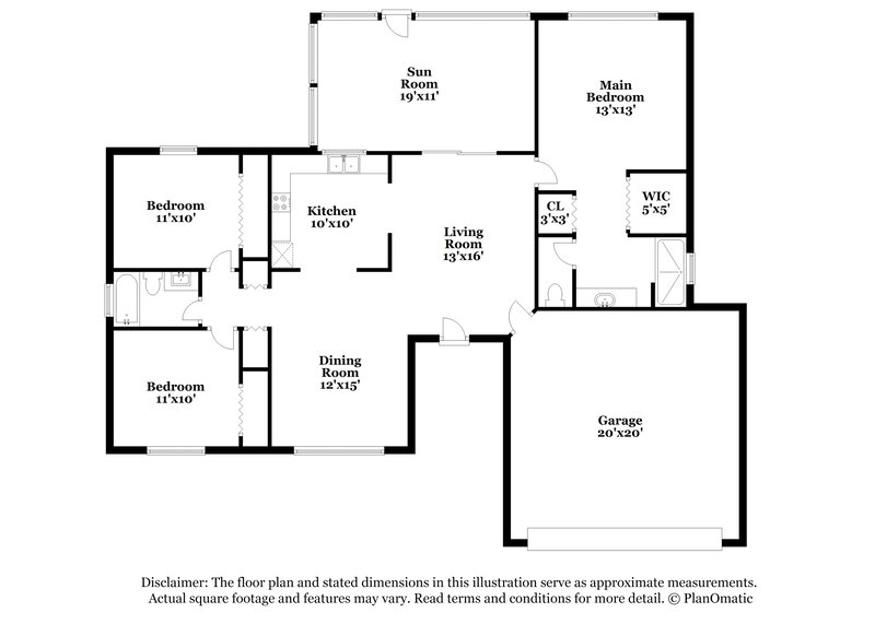 1,515/Mo, 646 Jaguar Court Poinciana, FL 34759 Floorplan View
