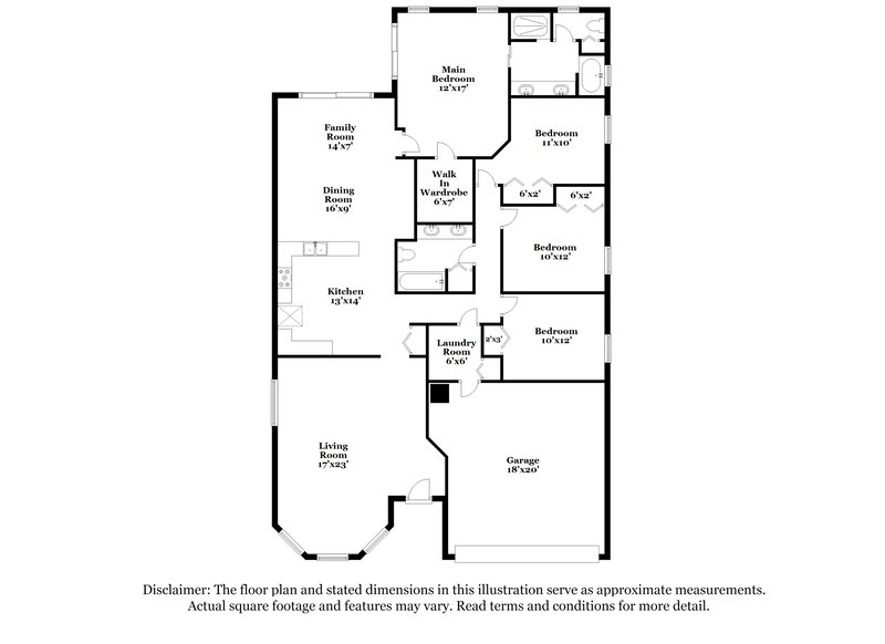 3,360/Mo, 1167 Sophia Blvd Winter Haven, FL 33881 Floor Plan View