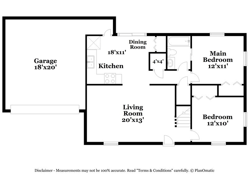 2,175/Mo, 8535 Plumeria Ave Orlando, FL 32825 Floor Plan View