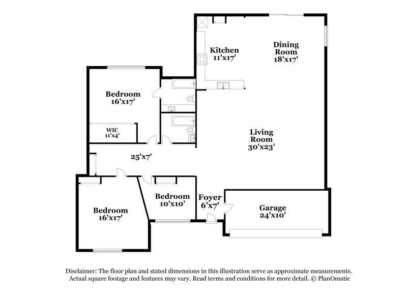 2,075/Mo, 2908 Summer Winds Cir Saint Cloud, FL 34769 Floor Plan View