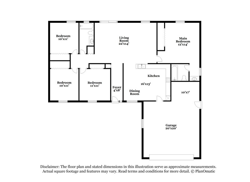 2,125/Mo, 2510 Oak Hollow Dr Kissimmee, FL 34744 Floor Plan View