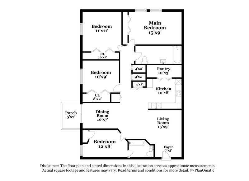 2,215/Mo, 7605 PISSARRO DR Unit 13201 Orlando, FL 32819 Floor Plan View