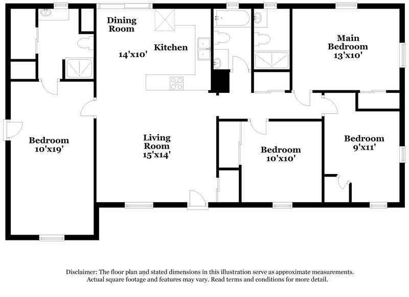 2,075/Mo, 739 E BAY AVE Longwood, FL 32750 Floor Plan View
