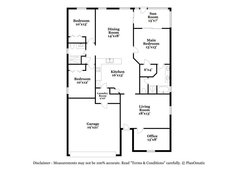 2,370/Mo, 11921 Hatcher Cir Orlando, FL 32824 Floorplan View
