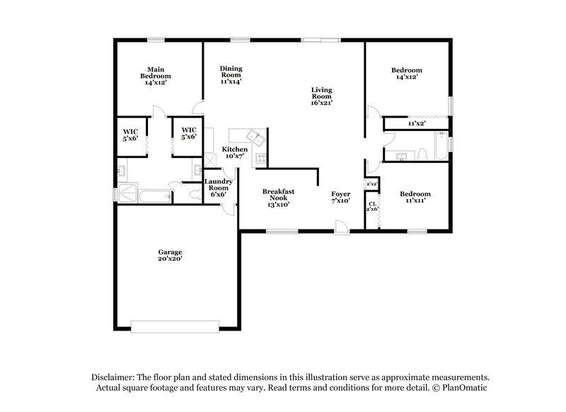 2,325/Mo, 402 S Dixie Dr Howey in the Hills, FL 34737 Floor Plan View