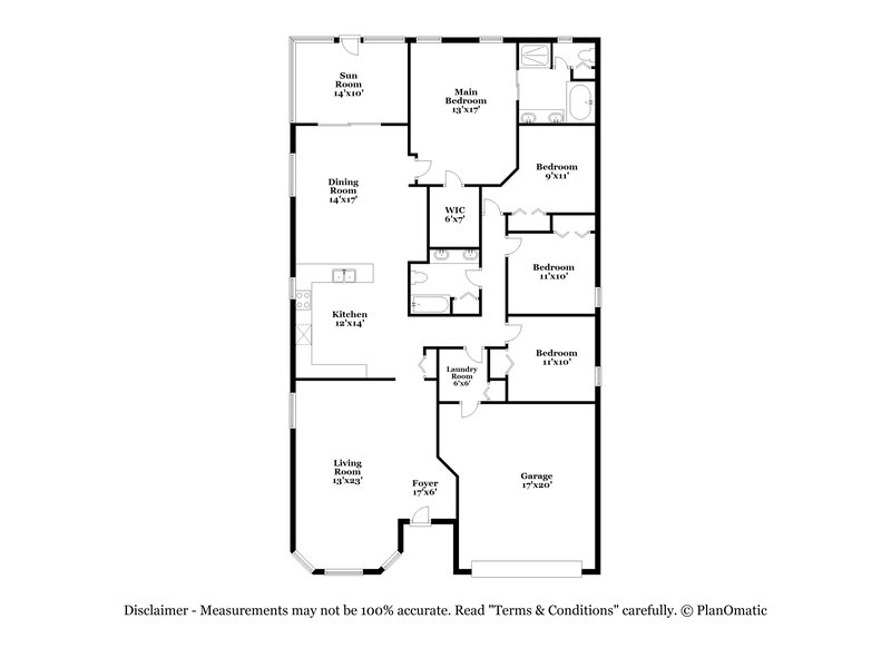 2,490/Mo, 2512 Balmoral Dr Kissimmee, FL 34744 Floor Plan View