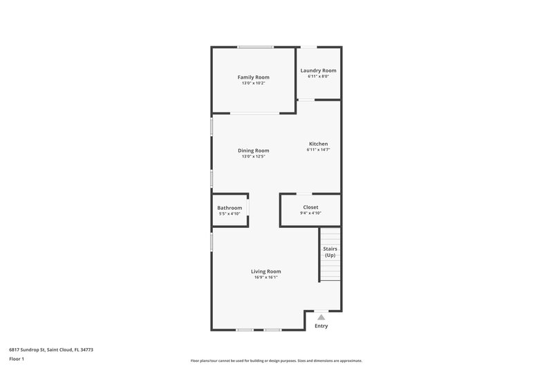3,320/Mo, 6817 Sundrop St Harmony, FL 34773 Floor Plan View