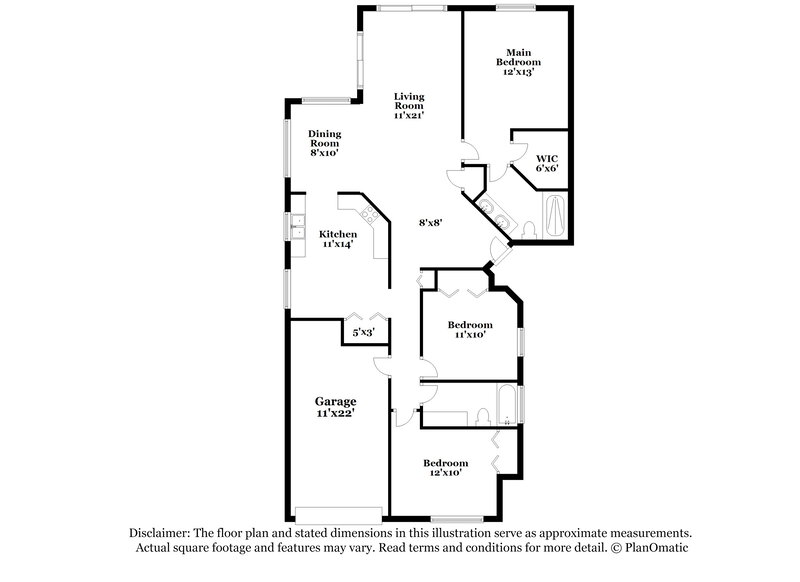 2,230/Mo, 3235 Brewster Dr Kissimmee, FL 34743 Floor Plan View