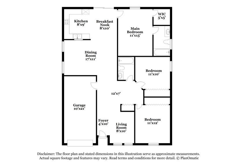 1,995/Mo, 1014 Sheeler Hills Dr Apopka, FL 32703 Floor Plan View
