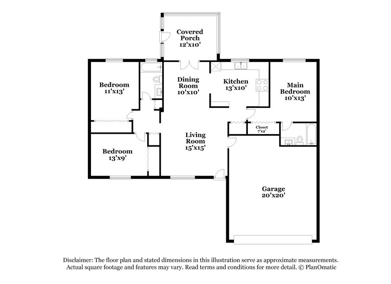 2,230/Mo, 5484 Park Vale Blvd Winter Park, FL 32792 Floorplan View