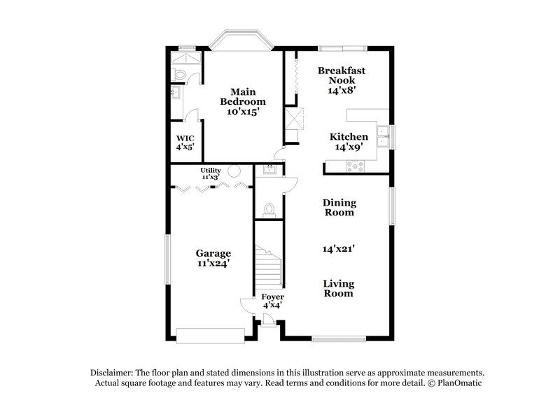 2,410/Mo, 1839 Blaine Ter Winter Park, FL 32792 Floorplan View